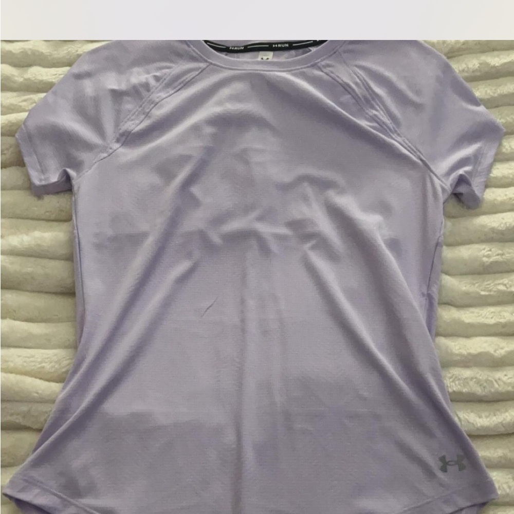 Under Armour Gray Fitted Polo Tee